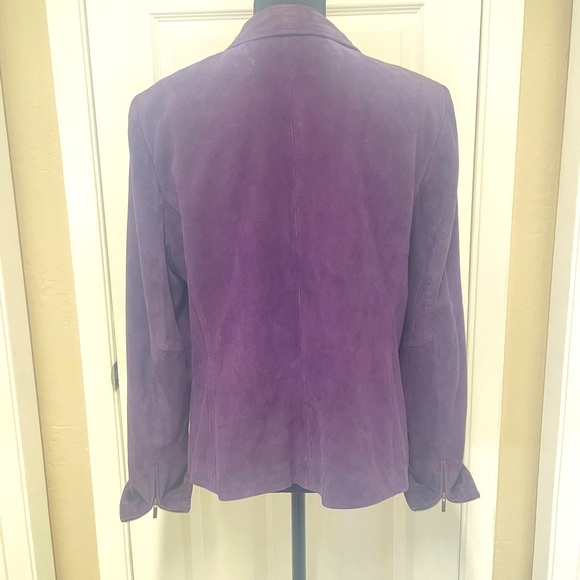 Jones of New York Suede Signature Jacket - Picture 4 of 4